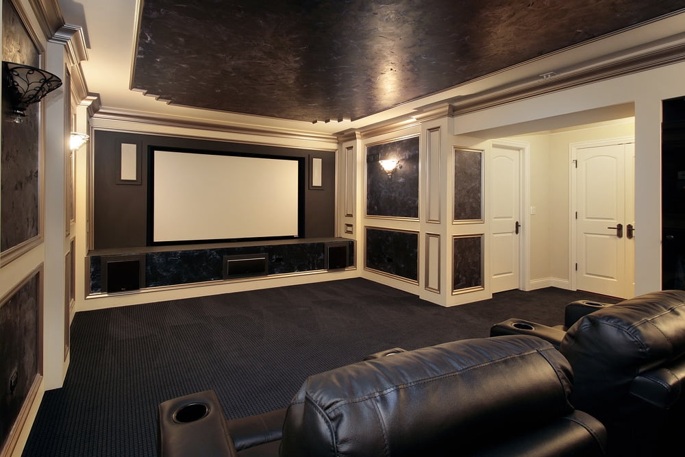 Luxury theater room