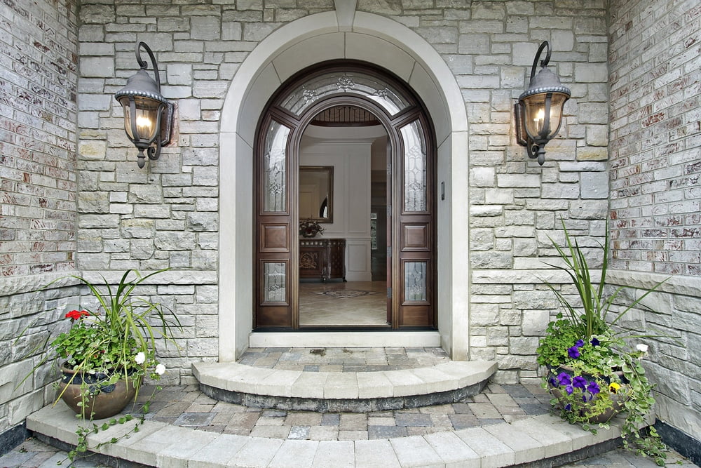 Photo of an arch door