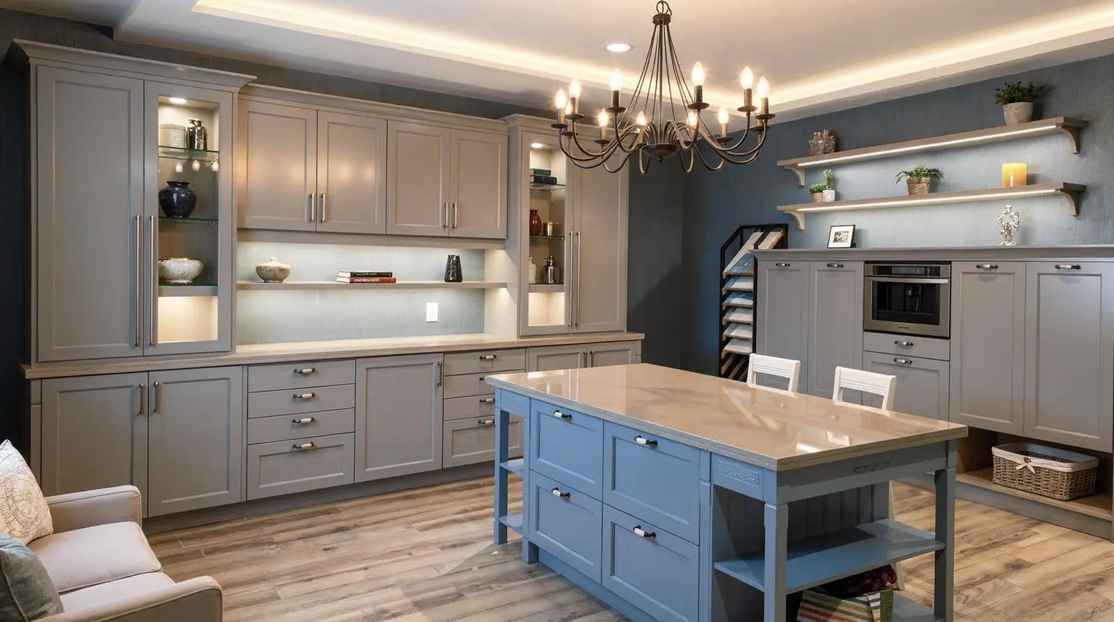 Basement offices commonly face challenges like poor lighting, lack of space, and layout adjustments